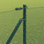 Vidaxl Fence With Posts -Coated Steel-116797901-116797903