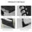 Outsunny Padded Folding Chaise Lounge Chair, Outdoor 6-Level Reclining Camping Tanning Chair With Headrest For Beach, Yard, Patio, Pool, Black