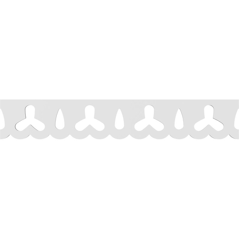 Garniture de sol en PVC de qualité architecturale H 8 po x P 5/8 po x L 48 po Holland, H 8 po x L 48 po x P 0,63 po