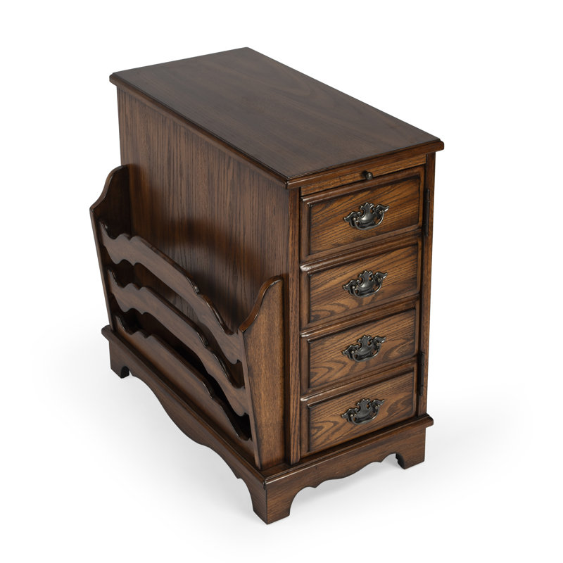 Gregory Side Table, Vintage Oak