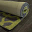 Tapis marocain en laine touffeté à la main gris et vert Acworth-117460015