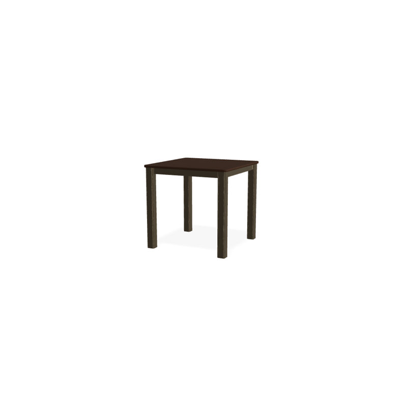 Robinett Outdoor Square Side Table, Kona P10, Textured Beachwood