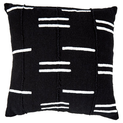 Brumm Geometric Cotton Reversible Throw Pillow