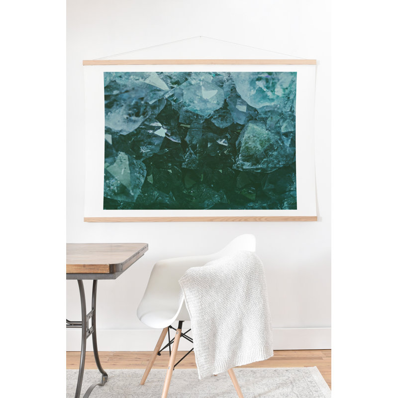 « aquamarine gemme », reproduction de photo, H 40 po x l 60 po x P 0,5 po, Affiche