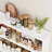 72" H Kitchen Pantry with Countertop, 2 Large Cabinets and 3 Open Shelves-1709024357