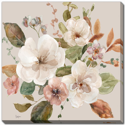 Flore I, art mural sur toile