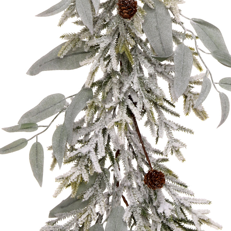 4' Sage/Mini Spruce with Cones Garland