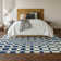 Premium Machine Washable Prisco Navy Rug