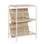 Rangement décoratif, finition bois d'acacia