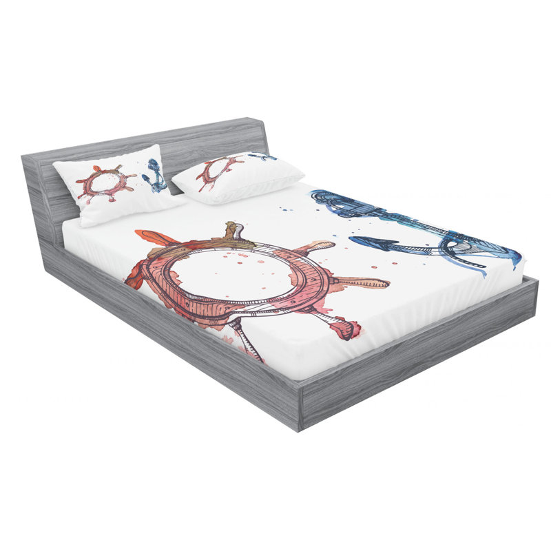 Microfiber Sheet Set, Full Sheet Set with Fitted Sheet