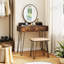 Ensemble coiffeuse et tabouret Einfrid