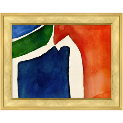 «Organic Lines 2» par Thom Filicia - peinture sur toile encadrée
