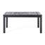 Table de salle à manger extensible en bois gris foncé de 63 po x 35,5 po, 29,63 po, 67,15 lb