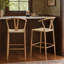  Tabouret de comptoir 26 po avec structure en métal-129194356