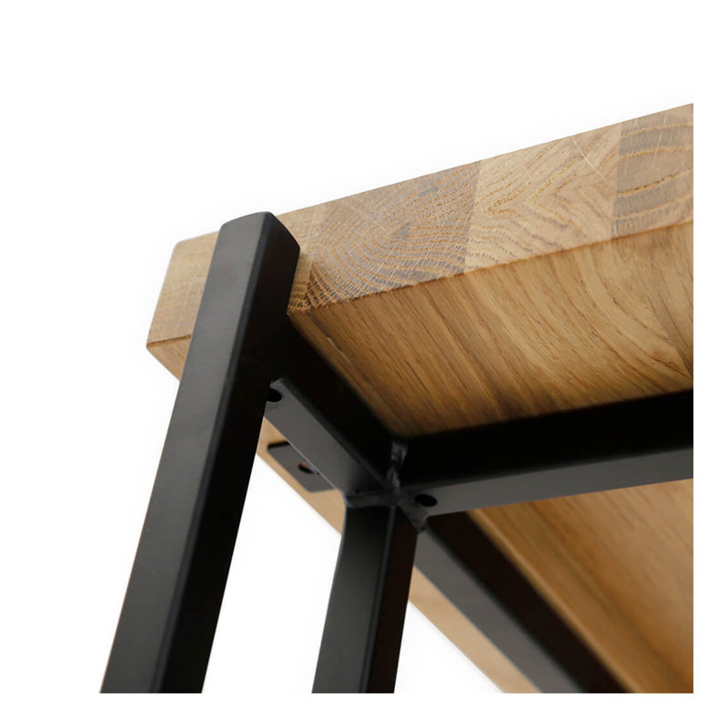 Petite table d'appoint en bois de chêne Luka