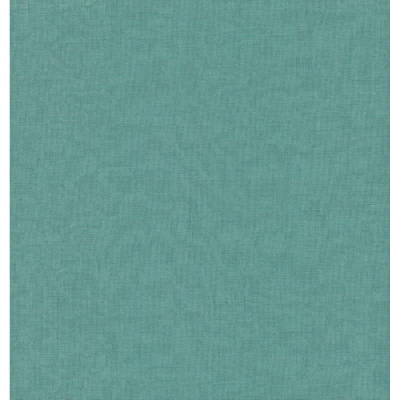 Rouleau de papier peint L 33 pi x l 27,5 po Gesso Weave, sarcelle