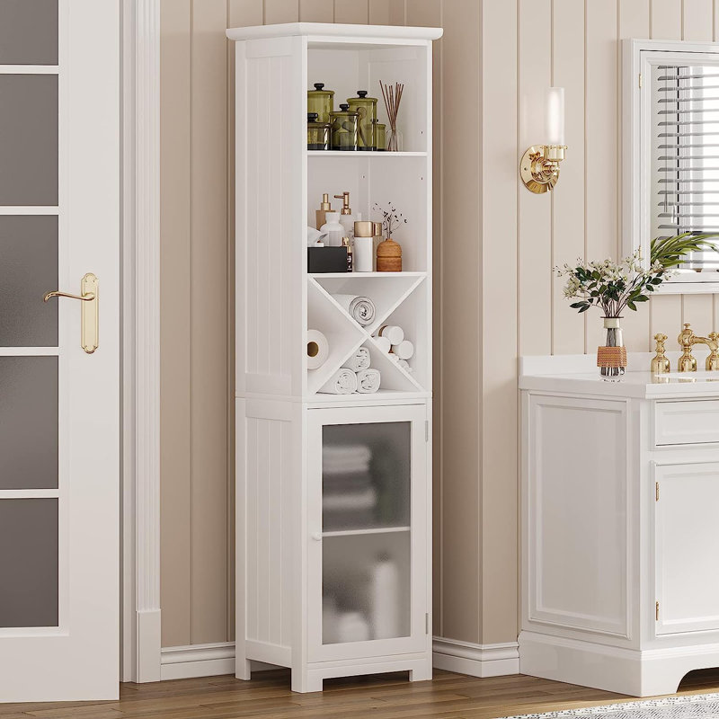 Aeris Freestanding Linen Cabinet