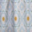Panneau de rideau simple semi-diaphane avec passe-tringle Mid-Century-858662020