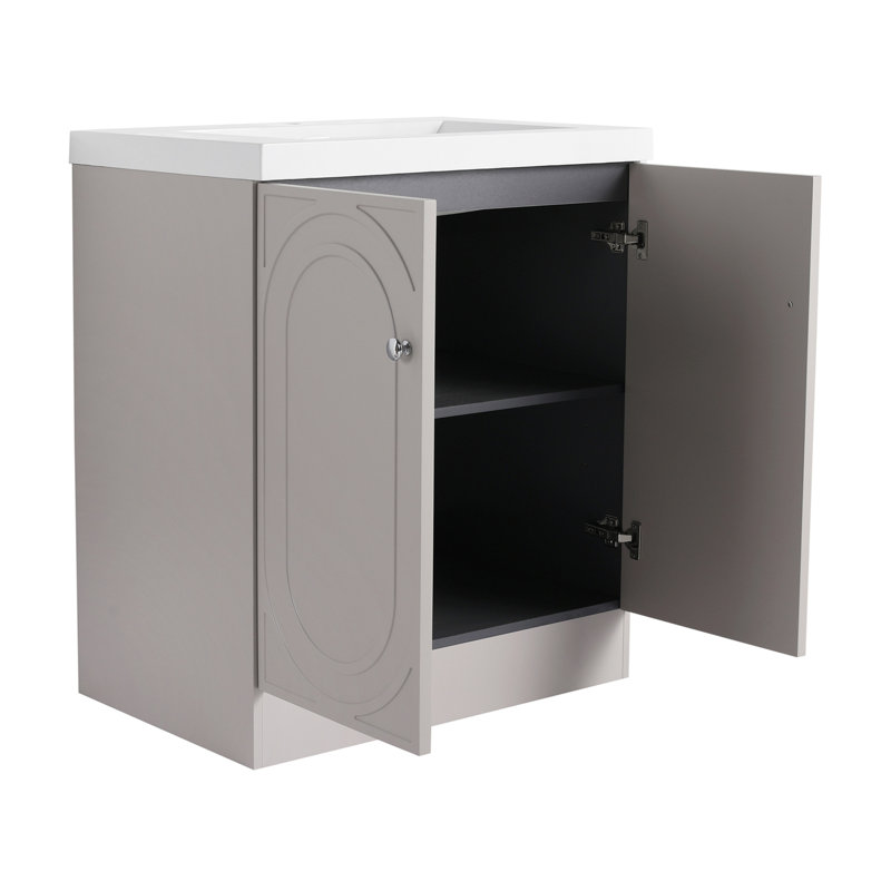Wall Mounted Bathroom Vanity, 30"