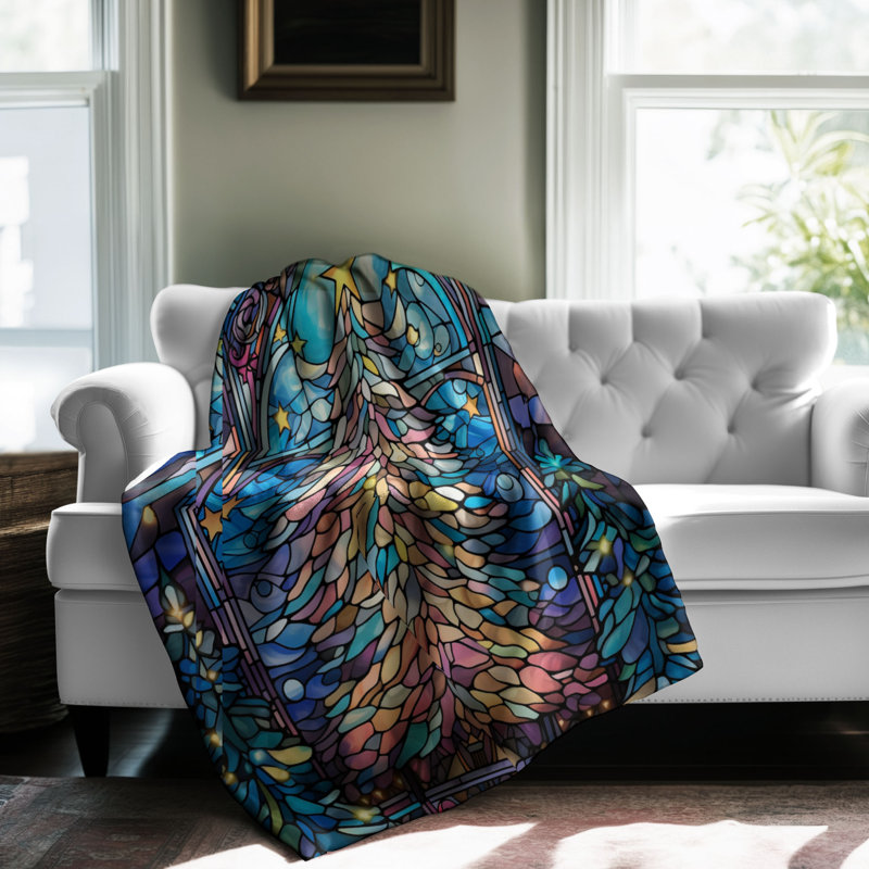 Glass Tree Design - 1 pièce Sherpa Premium, Grand lit