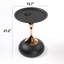 Table d'appoint ronde avec table de bout Mermaid