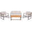 4 - Person Patio Conversation Set with Cushions-1719090791