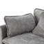 Canapé rembourré en chenille l 113,8 po Geneveve avec 5 coussins et coussins en mousse compressée sans repose-pieds-786173002-784643127
