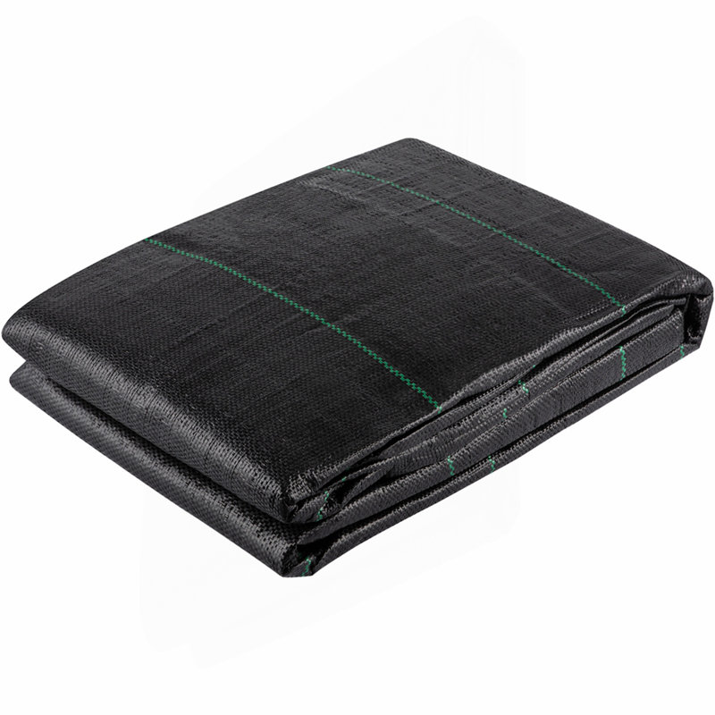 Geotextile Fabric, 12.5 x 30 ft 3.5oz Woven PP Driveway Drain Cloth w/ 600lbs Tensile Strength, Heavy Duty Underlayment for Soil Stabilization, Landscaping, Weed Barrier, 12.5FT30FT-3.5OZ, Black