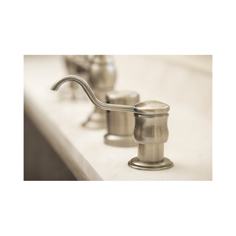 Chesterfield Soap or Lotion Dispenser, Antique Nickel