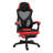 Vinsetto Ergonomic Home Office Chair High Back Armchair Computer Desk Recliner With Footrest, Mesh Back, Lumbar Support And Wheels, Red