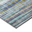 Tapis intérieur / extérieur en polyester abstrait tissé à plat en mauve / bleu-1838694235