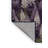 Machine Washable Botanical Purple Area Rug