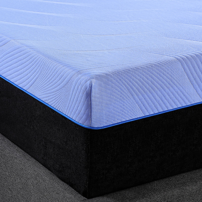 Matelas de 12 po avec base réglable pour grand lit - option de position zéro gravité et support en mousse de gel de 12 po, taille