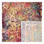 Tapis oriental bleu sarcelle / rose / orange Florrie-22825234