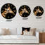 Gros plan, portrait d'une girafe IV - Horloge murale de ferme-60187515