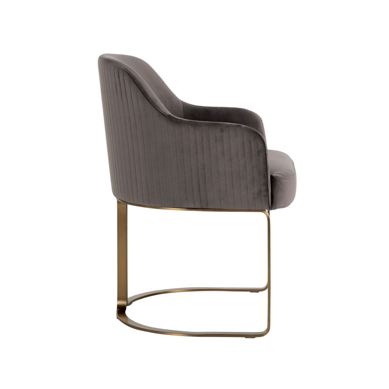 Hadley Upholstered Arm Chair, Stone