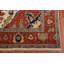 Tapis oriental ivoire en laine Medallion