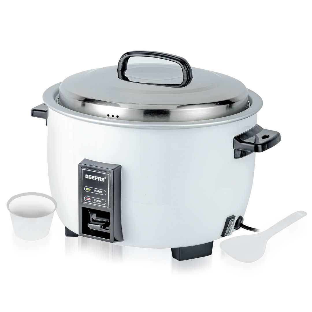 Geepas Commercial Rice Cooker 4.2L, 1600W Non-Stick Aluminum Removable Inner Pot, Automatic Cooking Keep Warm