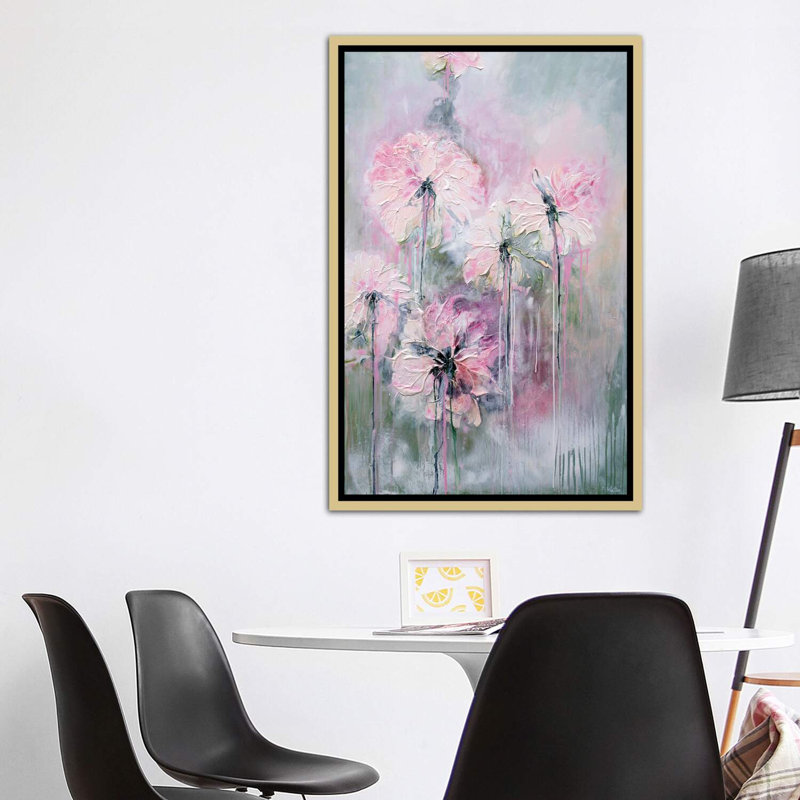 «Gentle Summer Rain», reproduction d'art, H 60 po x l 40po x P 1,5 po, Encadrement doré