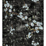 Chinoiserie Animal Print Metallic Wallpaper Roll
