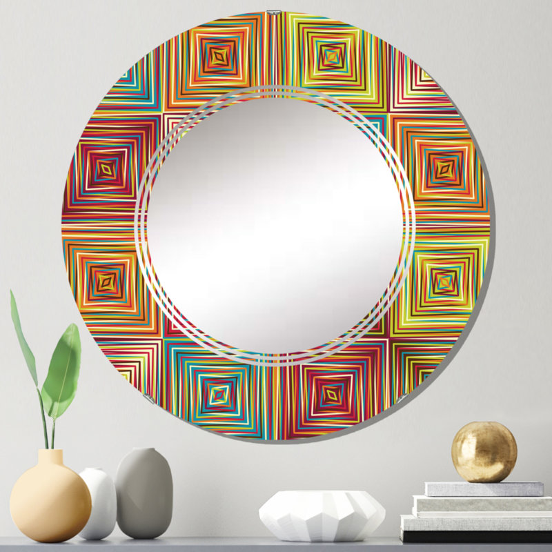 Miroir de salle de bain mural rond, 24 po x 24 po