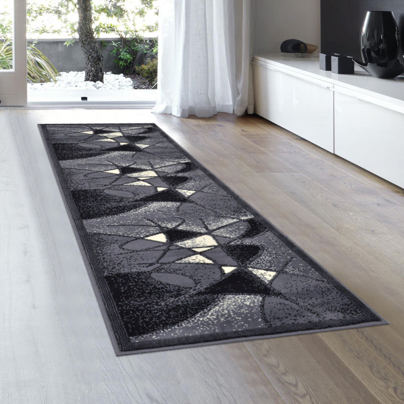 Schaefer Abstract Indoor Rug, Runner 2' x 7'2"