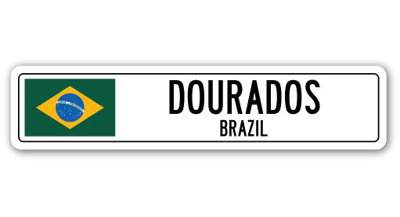 Plaque de rue Bergmann, Dourados, Brésil