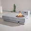Table de foyer d'extérieur au propane Dynthe H 14 po x l 60 po Terrafab