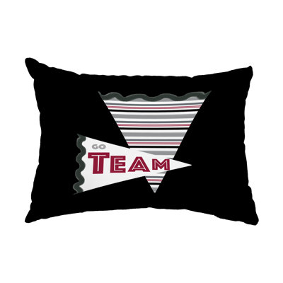 Go Team! Outdoor Rectangular Pillow Cover & Insert