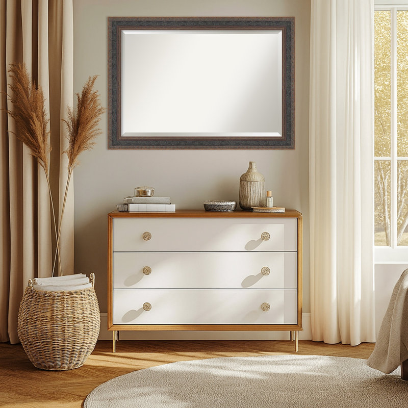 Miroir mural Attic, 29,5 po x 23,5 po, Bronze