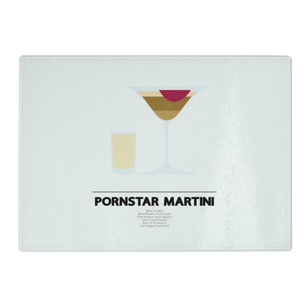 Pornstar Martini Cocktail Chopping Board