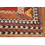 Tapis kilim à tissage plat à teinture végétale 4 x 7
