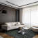 Linear Geometry Plush Area Rug – Modern Textured Accent with Non-Slip Base