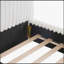 Lit rembourré Chic avec lumières et tablettes intégrées, blanc, très grand, parfait pour l'élégance et la fonctionnalité modernes-740333828